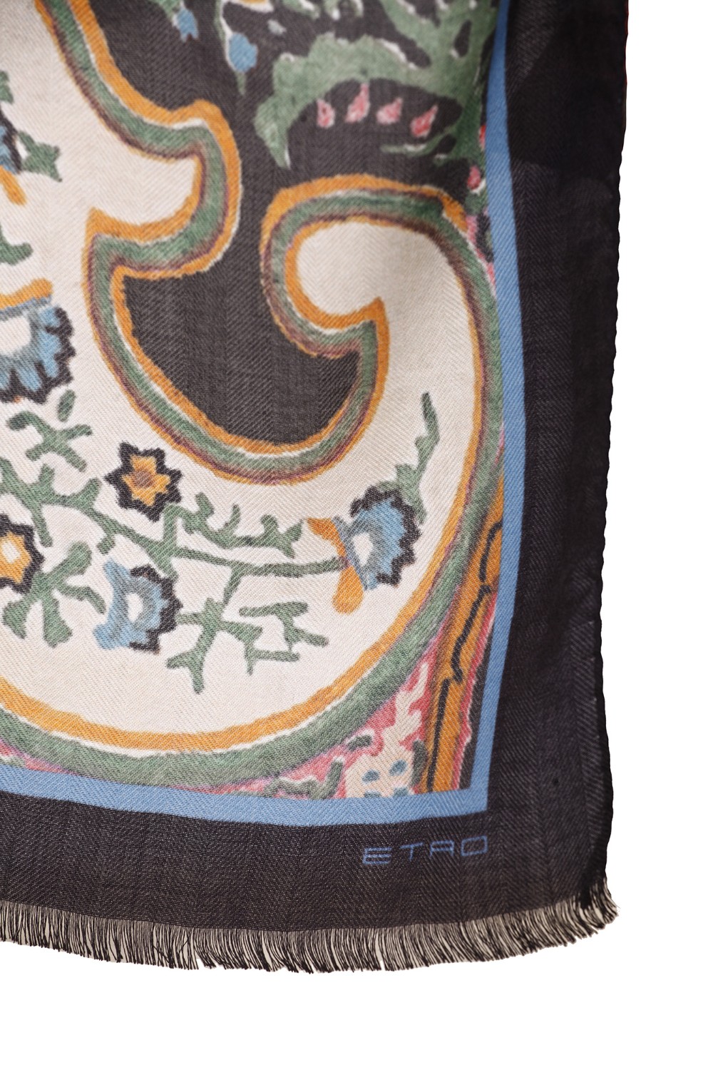 shop ETRO  Sciarpa: Etro sciarpa in cashmere e seta.
Sciarpa in cachemire, decorata da una stampa con motivi Paisley d'archivio e impreziosita da una bordatura unita sfrangiata.
Dimensioni: 70x170cm.
Composizione: 70% Cashmere 30% Seta.
Made in Italy.. 11777 9598-0001 number 4038572